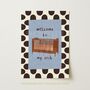 Welcome To My Crib Children’s Nursery Art Print, thumbnail 2 of 2