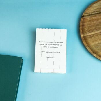 Wedding Gift Personalised Heart Map Lego® Block: Custom Location Keepsake For Couples, 4 of 7