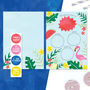 Personalised Tropical Invitations With Sticker Activity, thumbnail 2 of 3