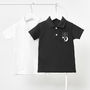 Winter Moon Personalised Children's Polo Shirt, thumbnail 3 of 3
