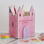 Personalised Princess Castle Pen Pot Desk Tidy, thumbnail 1 of 7