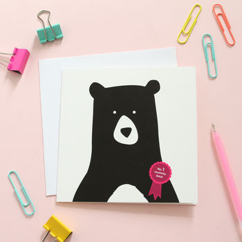 No.One Mummy Bear, Birthday Card, 2 of 4