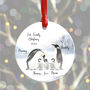 Our Family Christmas Penguin Bauble, thumbnail 2 of 5