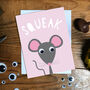 Happy Birthday Mouse 'Squeak' Card, thumbnail 2 of 3
