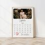 Personalised Photo Calendar Anniversary Print, thumbnail 5 of 7