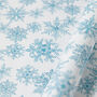 Snowflake Christmas Gift Wrap Sheet, thumbnail 2 of 2