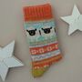 Wool Blend Sheep Socks In Orange, thumbnail 1 of 2
