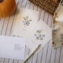 Set Of 12 Botanical Flower Postcard Note Cards, thumbnail 3 of 8