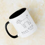 Best Dog Dad Illustration Breed Mug, thumbnail 2 of 9