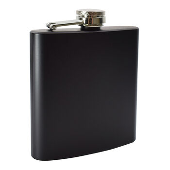 Monogram Wedding Party Hip Flask, 7 of 12