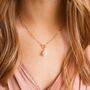 Freshwater Pearl Birthstone Statement Chain Necklace, thumbnail 1 of 12