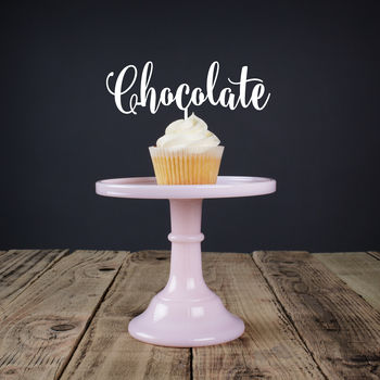 Personalised Acrylic Flavour Cup Cake Topper, 2 of 6