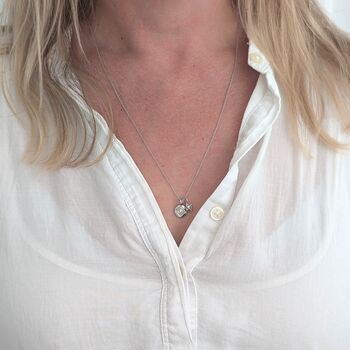 The Celestial Duo Necklace., Silver, 5 of 7