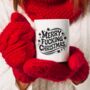 Merry Fucking Christmas | Christmas Mug, thumbnail 3 of 5