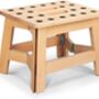 Foldable Wooden Step Stool Portable Stepping Chair, thumbnail 7 of 8