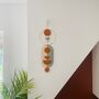 Eucalyptus And Orange Modern Wall Hanging, thumbnail 1 of 5
