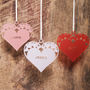 Personalised Heart Christmas Tree Decoration, thumbnail 1 of 4