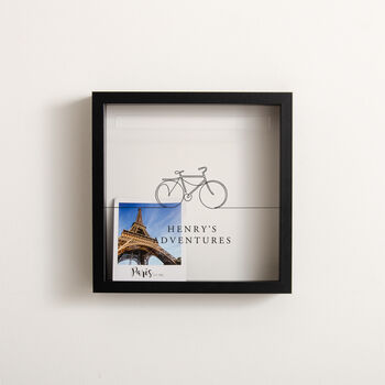 Personalised Travel Memory Frame Bike, 6 of 8