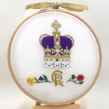Coronation Crown Embroidery Kit, 8 of 12