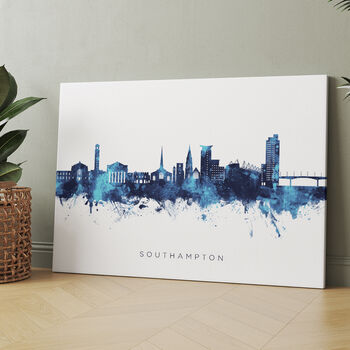 Southampton Skyline Cityscape Art Print, 7 of 12