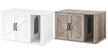 Cat Litter Box Furniture Enclosure Cabinet, 6 of 6