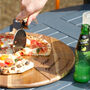 Personalised 'Est.' Pizza Serving Board And Cutter Set, thumbnail 3 of 9