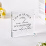 New Home Gift Couple Housewarming Plaque Keepsake, thumbnail 3 of 5