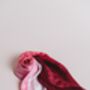 100% Mulberry Silk Scarf, Ombre Burgundy Pink White, thumbnail 6 of 9