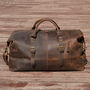 Genuine Leather Holdall With Zip Detail, thumbnail 1 of 12