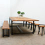 Noralyn Large Dining Table With Bench And Six Stools, thumbnail 1 of 10