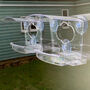 Double Pack Of Clear View Window Bird Feeders, thumbnail 1 of 5