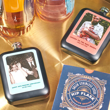 Personalised Photo Hip Flask, 5 of 11