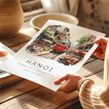 Travel Posters For Hanoi Vietnam, 6 of 7