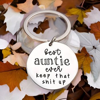 Best Auntie Funny Keyring Gift, 3 of 6