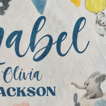 Personalised Cotton Baptism Print, 4 of 6