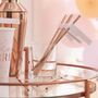 Rose Gold Team Bride Flag Hen Party Straws, thumbnail 1 of 2