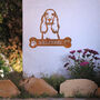 Custom Cocker Spaniel Welcome Metal Wall Art Sign For Home And Garden Decor, thumbnail 8 of 11