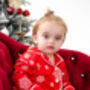 Family Christmas Red Snowflake Personalised Pyjamas, thumbnail 8 of 11