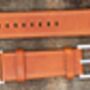 Personalised Brown Leather Strap For Apple Watch 38mm 40mm 41mm 42mm 44mm 45mm 46mm 49mm / Series11, Series10, Series9, Series8, Series7, Series6, Series5, Series4, Series3, Series2, Series1, Se3, Se2, Se1, Ultra1, Ultra2, Ultra Three, thumbnail 6 of 8