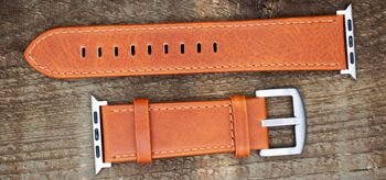 Personalised Brown Leather Strap For Apple Watch 38mm 40mm 41mm 42mm 44mm 45mm 46mm 49mm / Series11, Series10, Series9, Series8, Series7, Series6, Series5, Series4, Series3, Series2, Series1, Se3, Se2, Se1, Ultra1, Ultra2, Ultra Three, 6 of 8