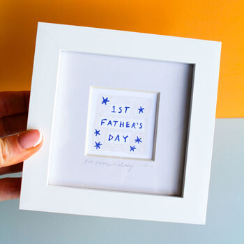 1st Father's Day Mini Art Print, 4 of 9