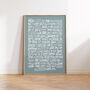 Can't Help Falling In Love Elvis, Song Lyrics Wall Art, thumbnail 2 of 9