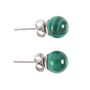 Malachite Crystal Earrings For Confidence, thumbnail 2 of 3