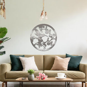 Metal Hummingbird Wall Art For Modern Home Decor Or Office, 5 of 11