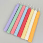 Pastel Dinner Candles Soy Wax Taper Candle, thumbnail 3 of 6