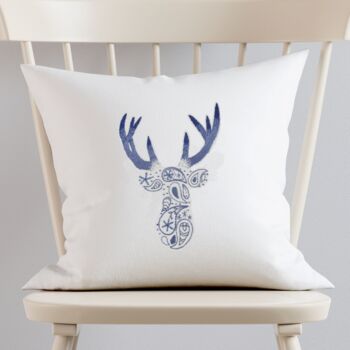 Stag Cushion Beginners Embroidery Kit, 3 of 5