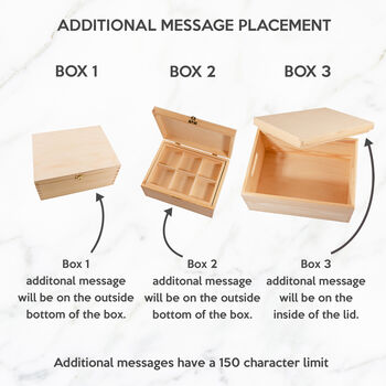 Personalised Twin Baby Keepsake Box, 5 of 12