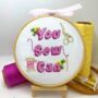 Positivity Beginners Embroidery Kit, thumbnail 9 of 12