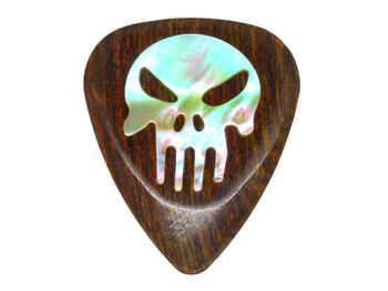 Punisher Indian Chestnut Guitar Pick In A Gift Box, 2 of 9