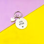 Personalised Hand Stamped Car Keys Keyring, thumbnail 4 of 7